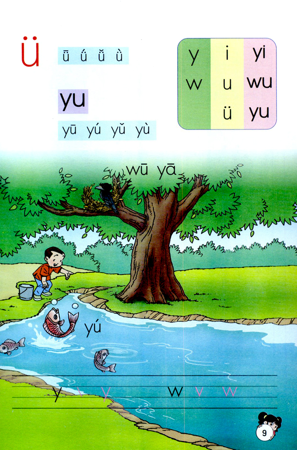 人教版一年级上册语文——汉语拼音