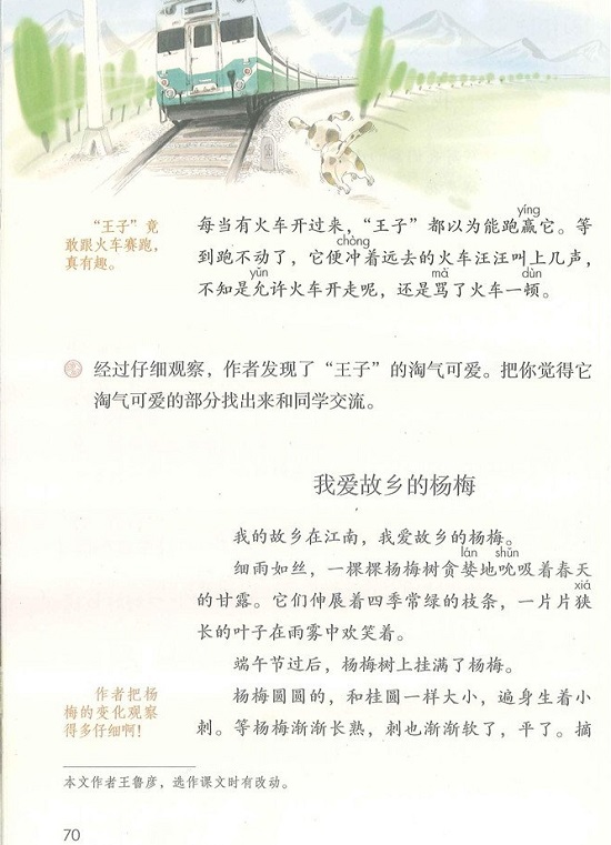 第五单元|2018新人教部编版小学三年级语文上册课本全册教材