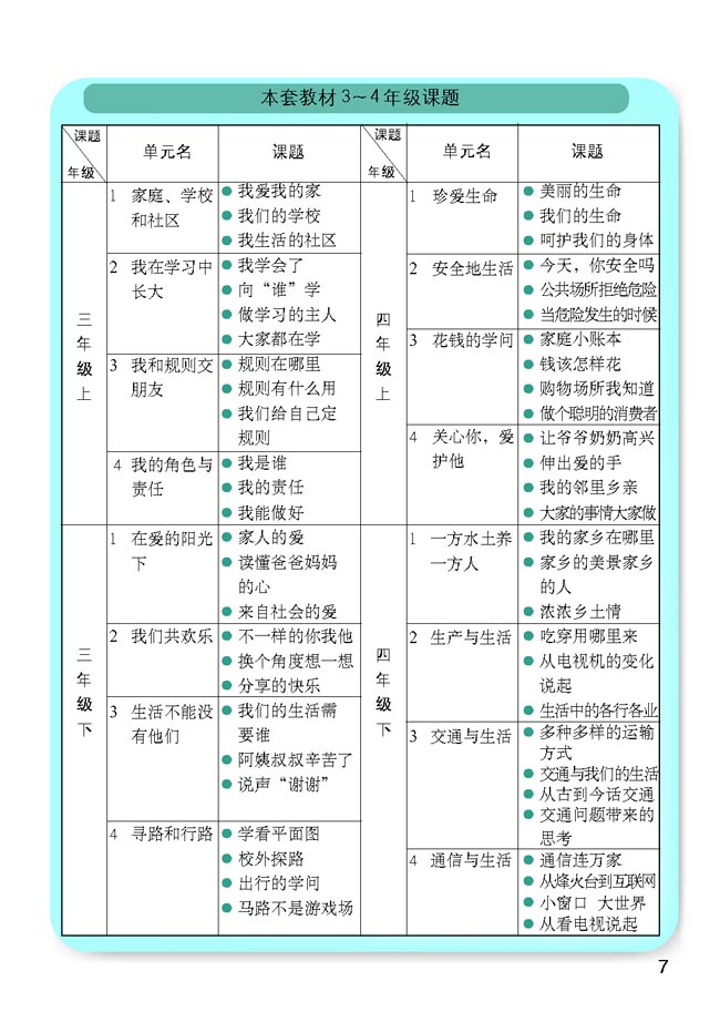 四年级上期品德与社会教学计划