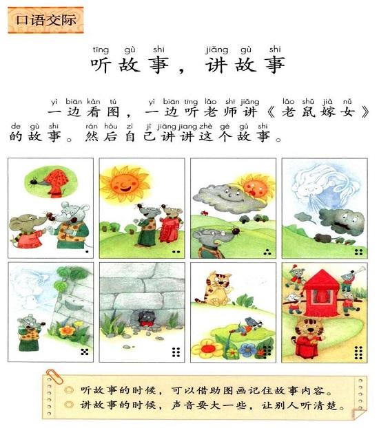 ○口语交际:听故事，讲故事(Page10)