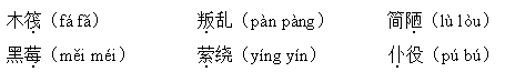 2021六年级语文下册期末复习试卷及答案
