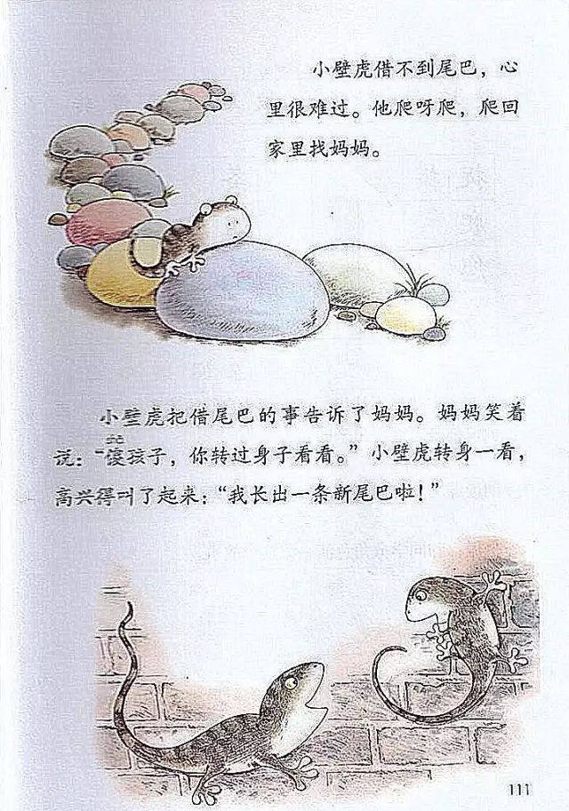 《课文21·小壁虎借尾巴》部编人教版小学一年级语文下册课本全册教材