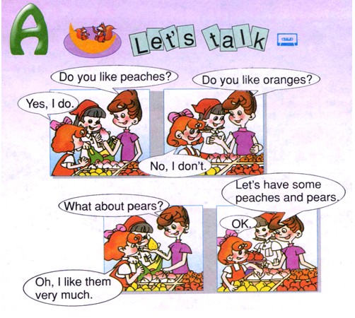 Сѧ꼶Ӣ(˽¿α)² Unit 4 Do you like pears? -